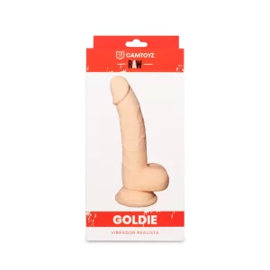 Raw Vibrador Realista Goldie 18 cm Piel
